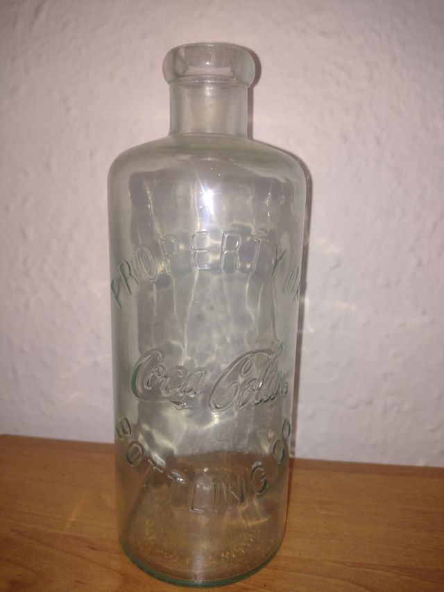 Botella antigua de cocacola