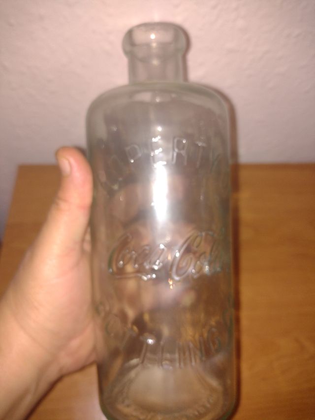 Botella antigua de cocacola