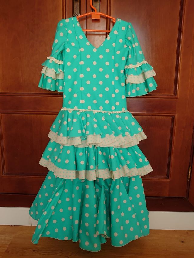 traje de flamenca niña 5-7 años