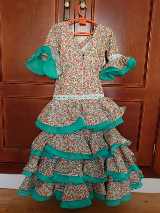 traje de flamenca niña 5-7 años