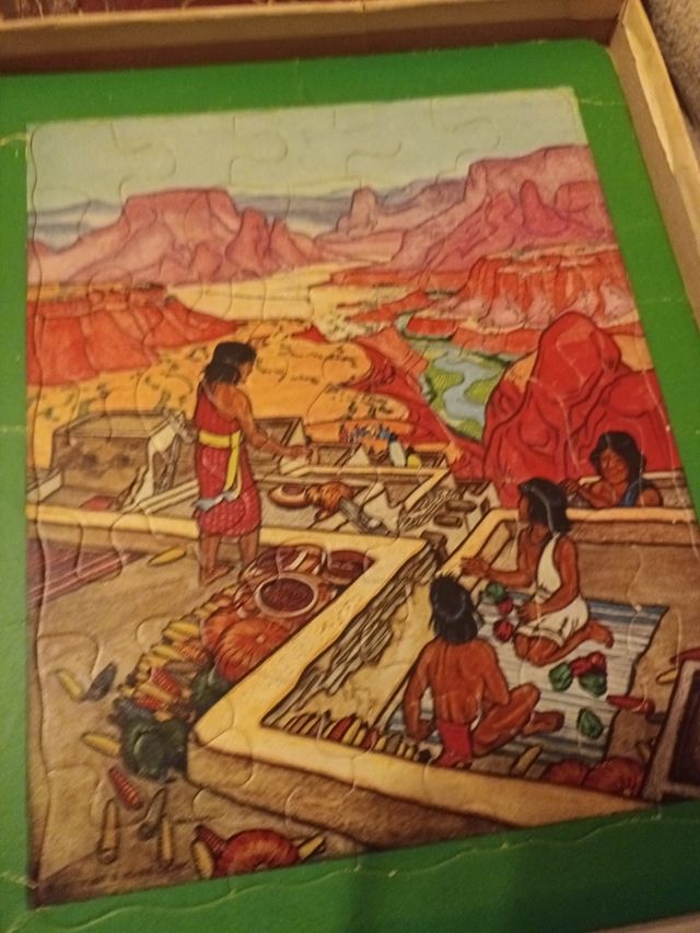 6 Indian Puzzles Años 50.