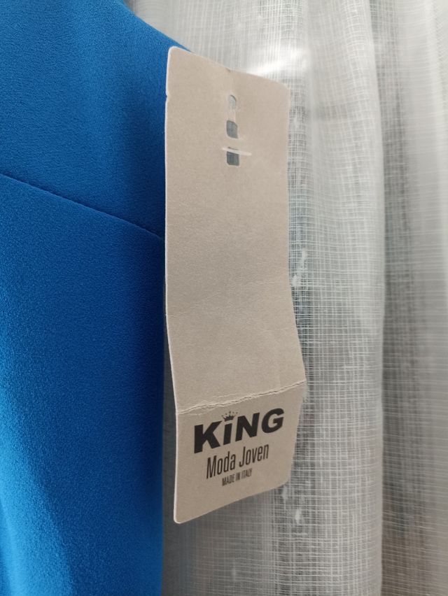 vestido presioso con dos pájaros bordados King