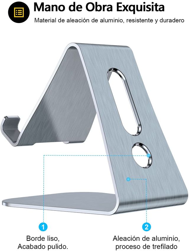 Soporte Movil Mesa Metal Aluminio