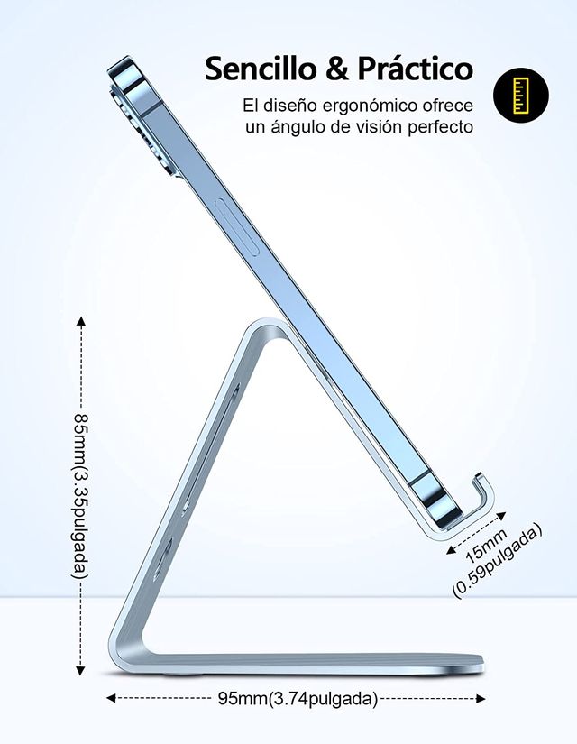 Soporte Movil Mesa Metal Aluminio