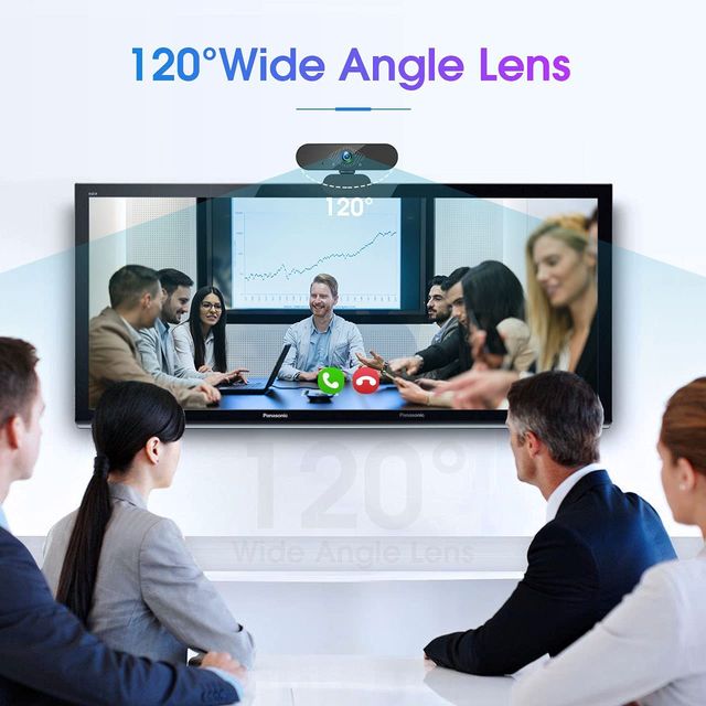 Webcam 1080P con Micrófono Full HD