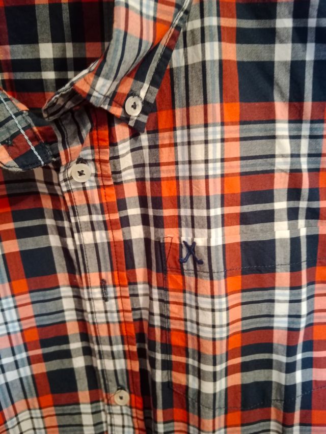 Conjunto cazadora y camisa cuadritos niño