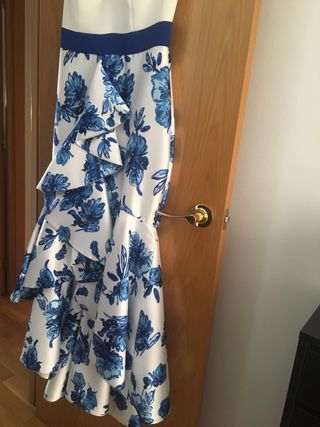Vestido largo Silvia Navarro T44 de segunda mano por 58 EUR en La Llagosta  en WALLAPOP
