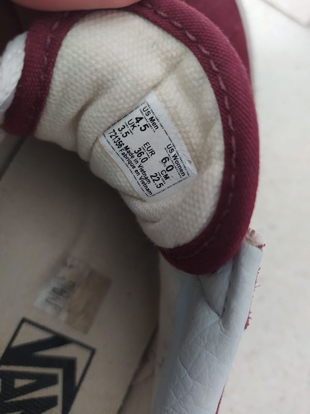 VANS con plataforma originales súper nuevas