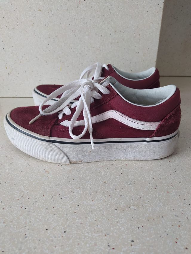 VANS con plataforma originales súper nuevas