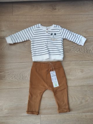 CONJUNTO/CHANDAL BEBÉ CREMALLERA Talla Bebé 74 (6-9 meses)
