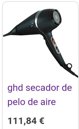 Secadora de pelo ghd de segunda mano por 45 EUR en Barcelona en WALLAPOP