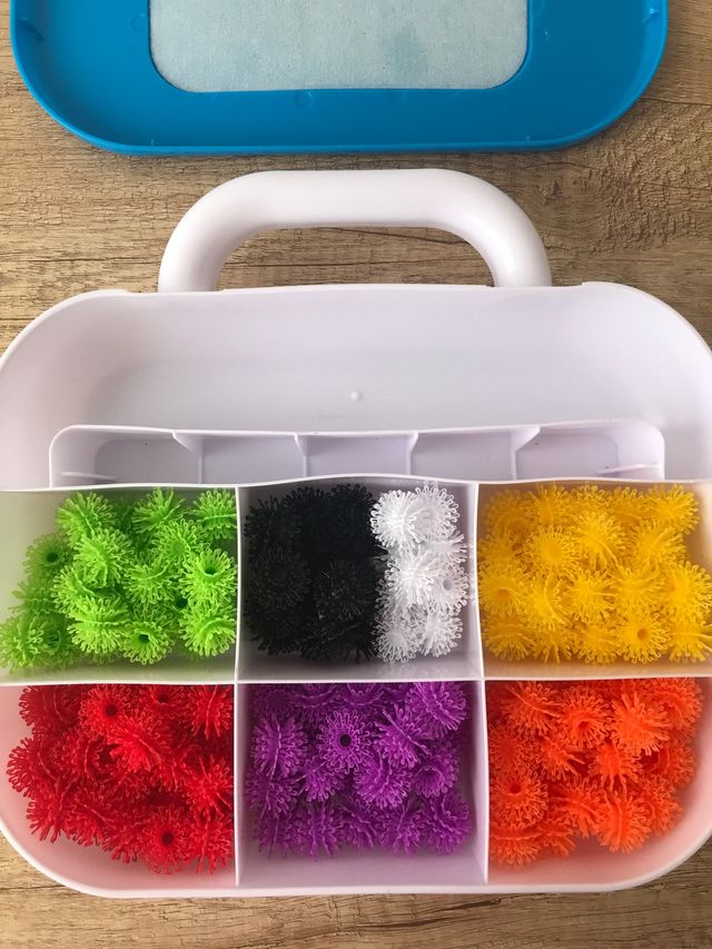 Bizak- Bunchems Maletin Juego, Multicolor