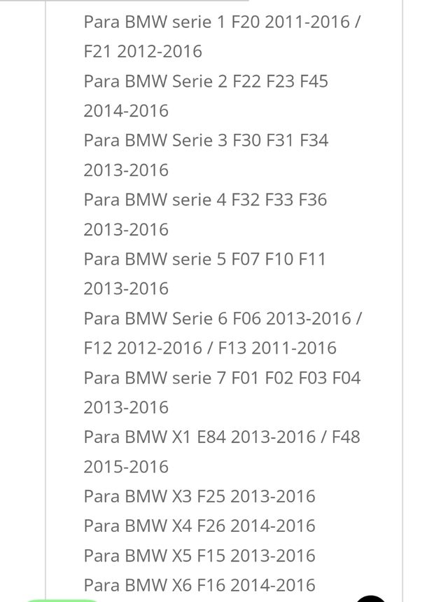 Modulo Android y Carplay bmw