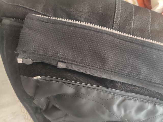 CHAQUETA DE CUERO MOTOCICLETA.