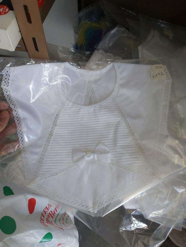 lote marabú,  cuellos, tul, florecitas de colores