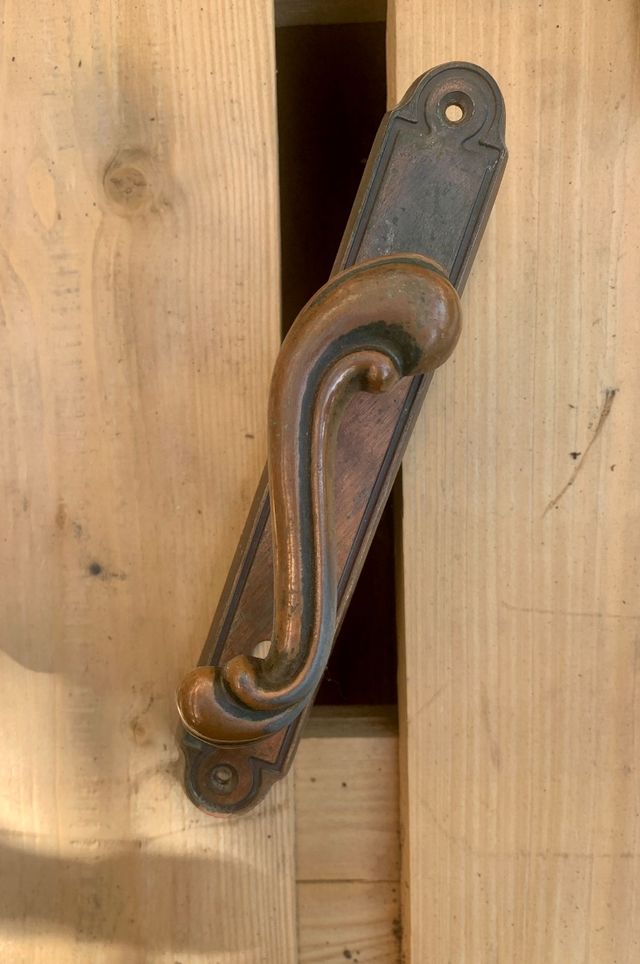 Maniglie porte interne in metallo anticato