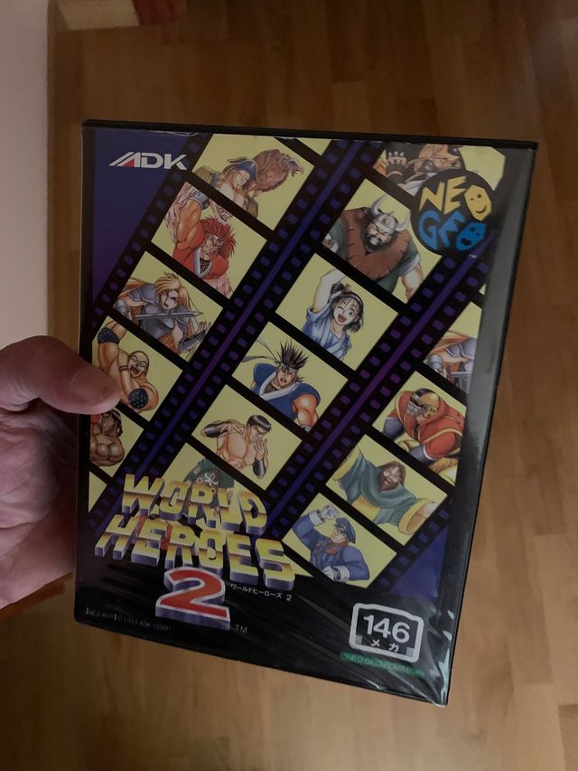 Juego AES World Heroes 2 SNK Neo Geo