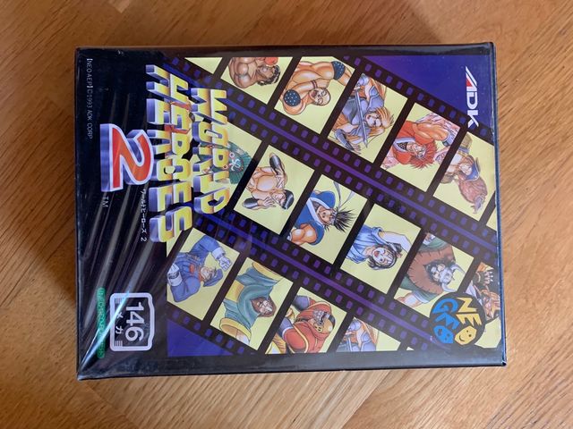 Juego AES World Heroes 2 SNK Neo Geo