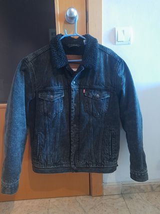 Chaqueta levis vaquera de hombre o unisex borreguito Talla XL Color Azul
