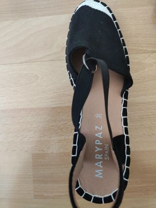 Zapatos de cuña esparto Marypaz de segunda mano por 6,5 EUR en Madrid en  WALLAPOP