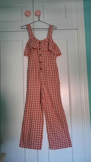 Kimono rojo de cuadros Corte inglés de segunda mano por 8 EUR en Jerez de  la Frontera en WALLAPOP