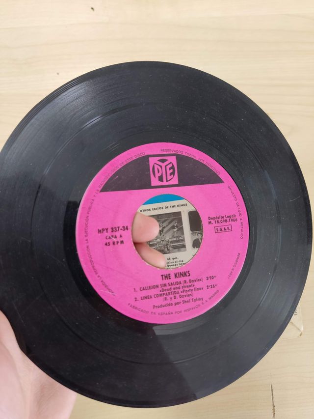 THE KINKS - CALLEJON SIN SALIDA +2 EP 1966