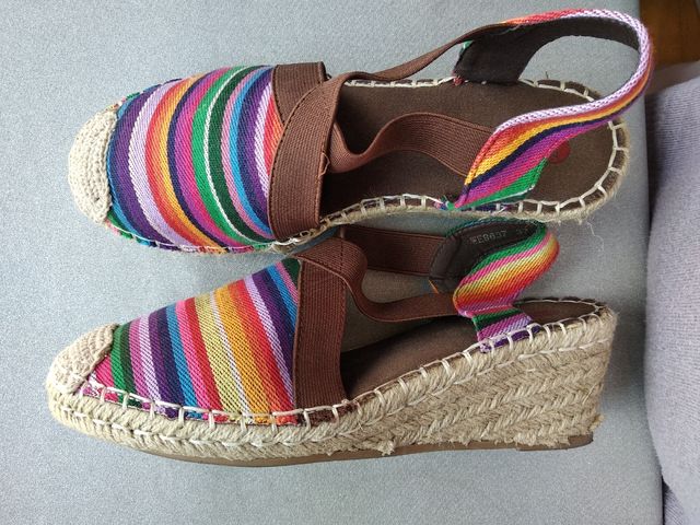 zapatillas esparto cuña 