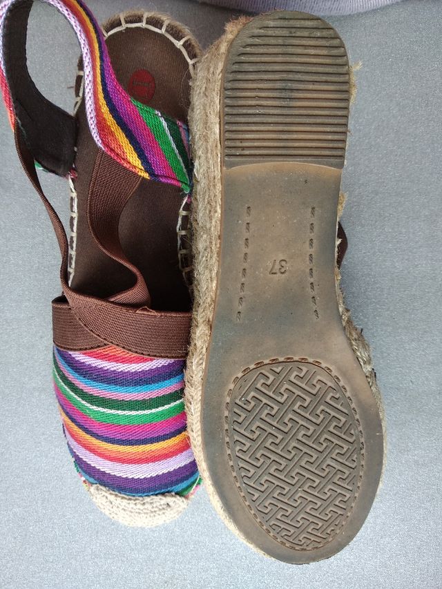 zapatillas esparto cuña 