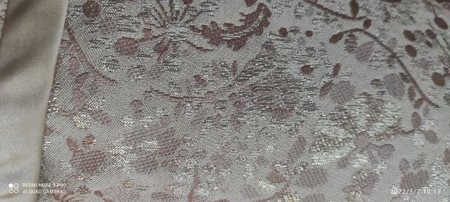 Chaqueta señora beis y dorado