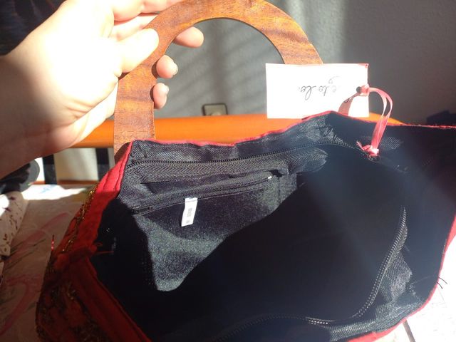 bolso tela verano colores lentejuelas