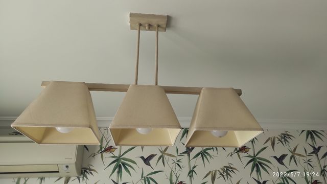 Lampara de salón comedor Shabby Chic