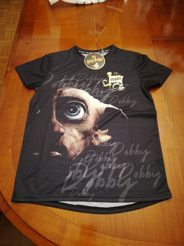 Camiseta negra Nueva Harry Potter Dobby