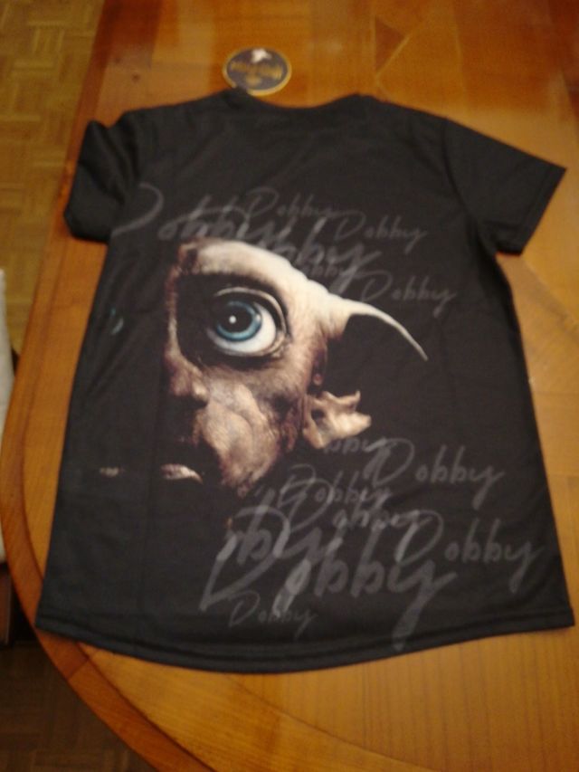 Camiseta negra Nueva Harry Potter Dobby