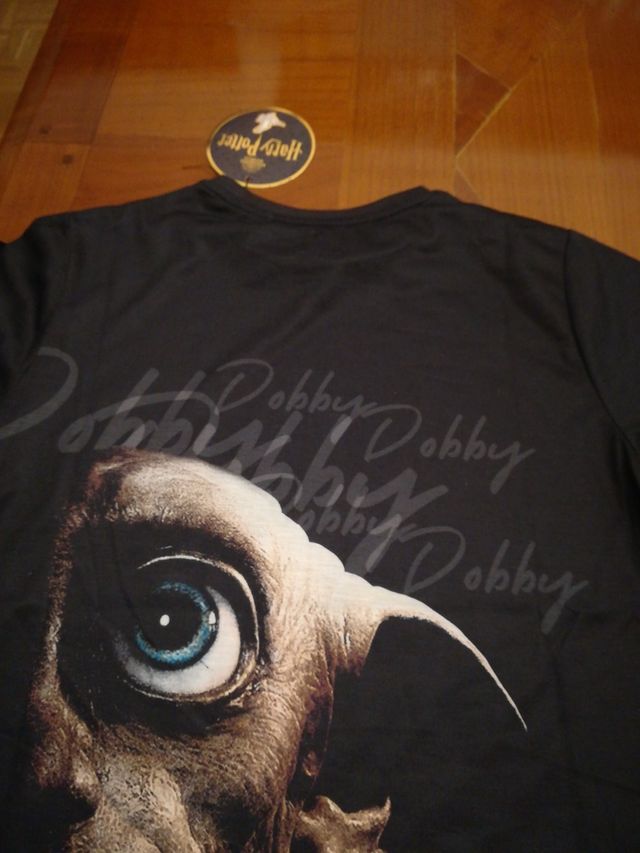 Camiseta negra Nueva Harry Potter Dobby
