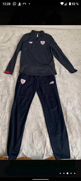 Chándal Athletic club Bilbao de segunda mano por 40 EUR en Bilbao en  WALLAPOP