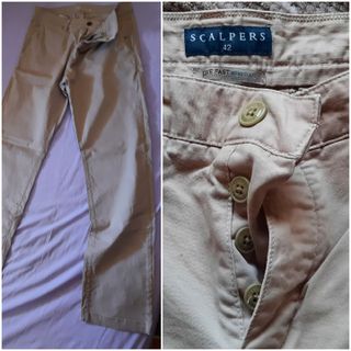 2 pantalones hombre: Pepe Jeans + Scalpers de segunda mano por 35 EUR en  Valladolid en WALLAPOP