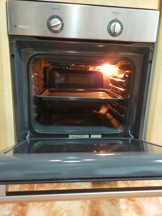 Horno Aspes, 50L, A, 45.5cm, 59.5cm, 57.5cm, Inox, Display Táctil,