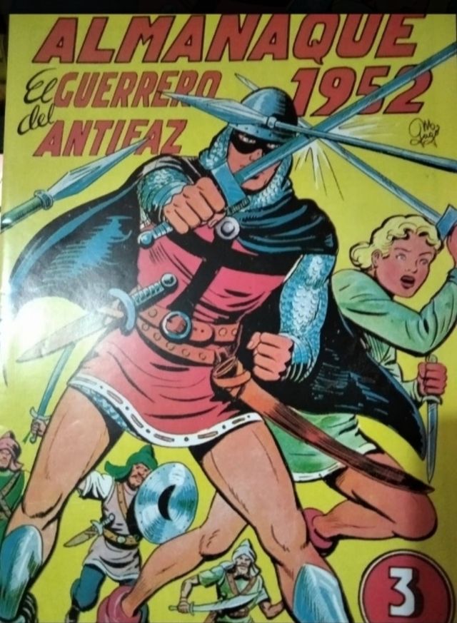 Almanaque 1952 EL GUERRERO DEL ANTIFAZ facsímil
