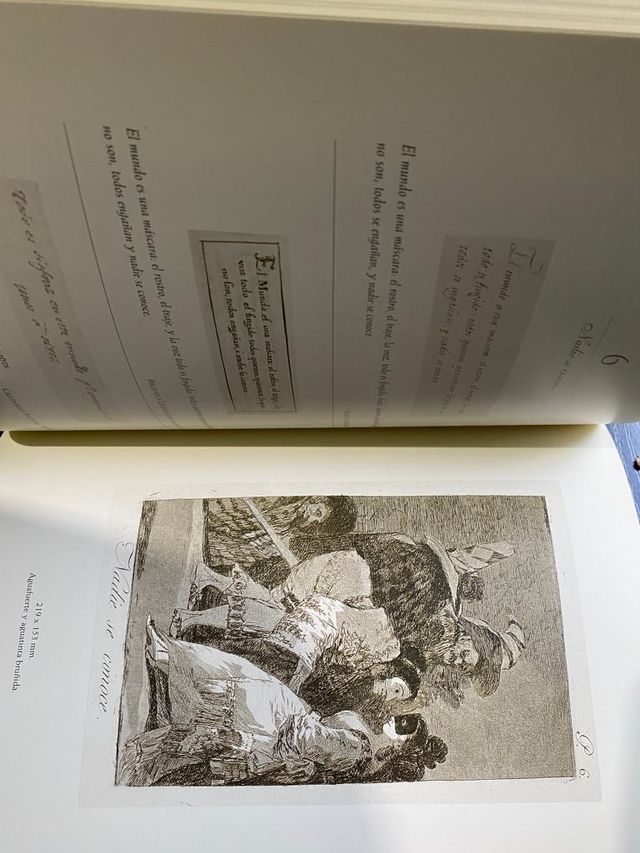 Mirar y Leer los caprichos De Goya