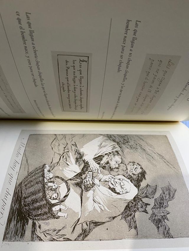 Mirar y Leer los caprichos De Goya