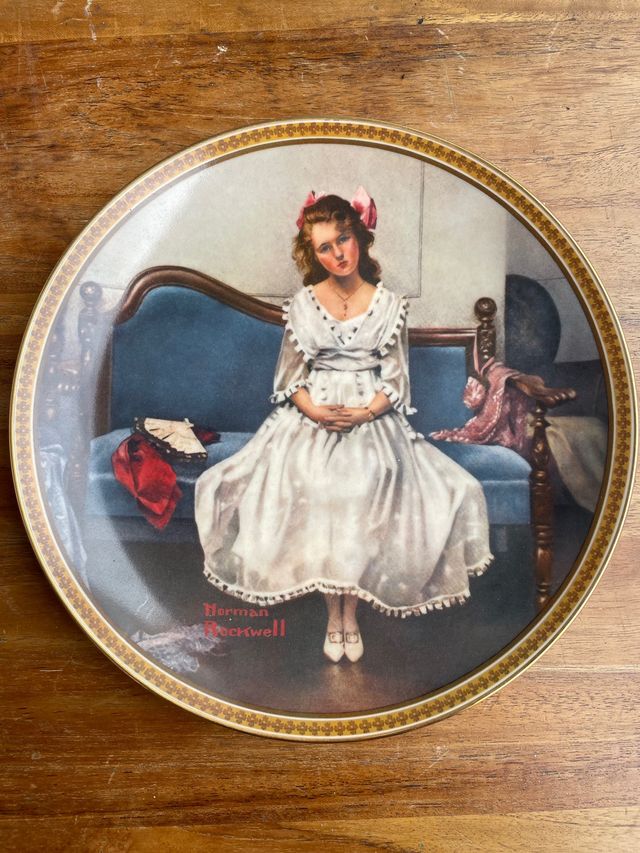 Plato decorativo Norman Rockwell