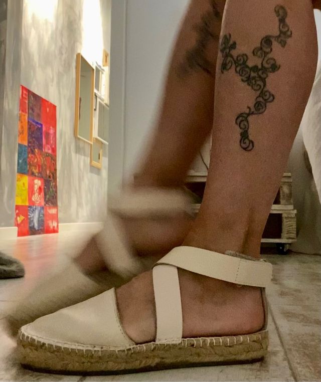 Espardeña Piel Adolfo Domínguez.