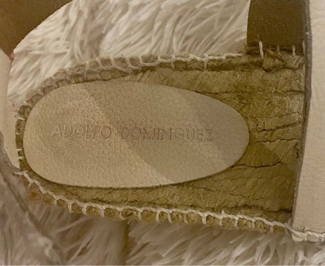 Espardeña Piel Adolfo Domínguez.