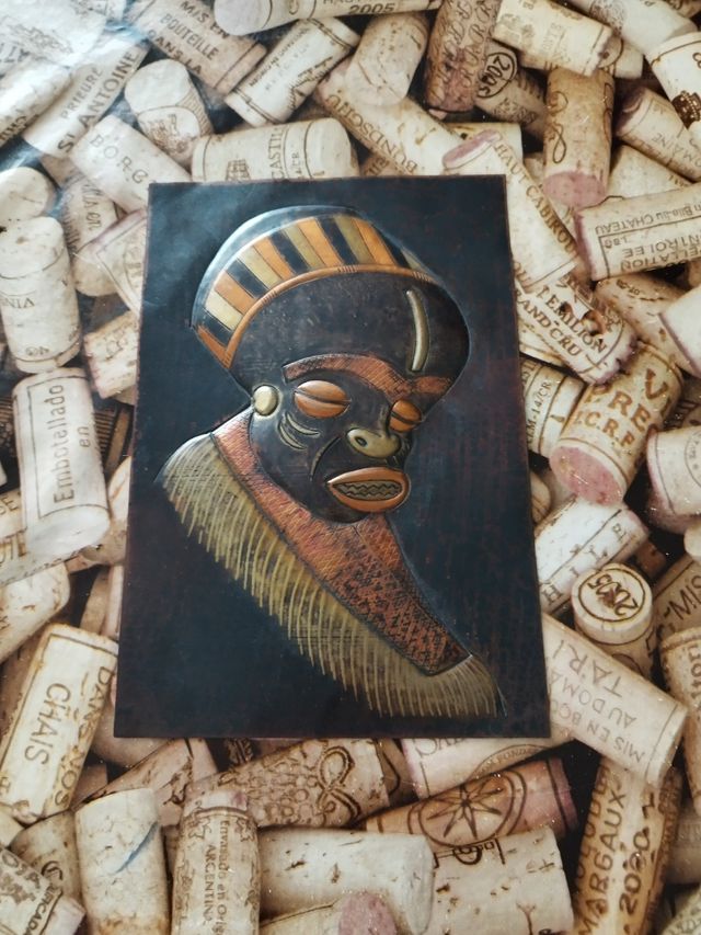 cuadro chapa africano