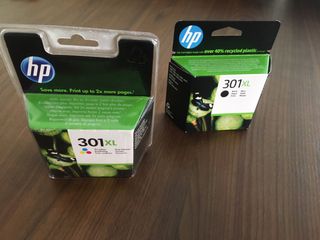 Pack Cartuchos de tinta HP 301 XL Color + Negro de segunda mano por 45 EUR  en Madrid en WALLAPOP