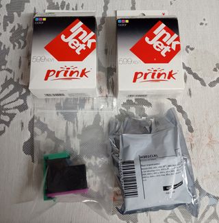 2 Cartuchos tinta de 3 colores PRINK de segunda mano por 20 EUR en Sant Boi  de Llobregat en WALLAPOP