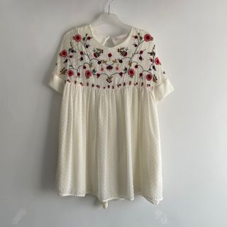 Mono bordado | 20 prendas de las rebajas de Zara para armar el armario  impecable de la primavera 