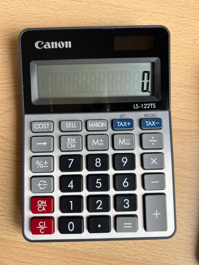 Calculadora Canon LS-122TS