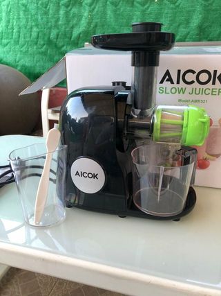 Licuadora de prensado frio aicok de segunda mano por 35 EUR en Palma de  Mallorca en WALLAPOP