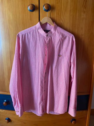 Camisa Spagnolo oxford rosa - Alho Lomen